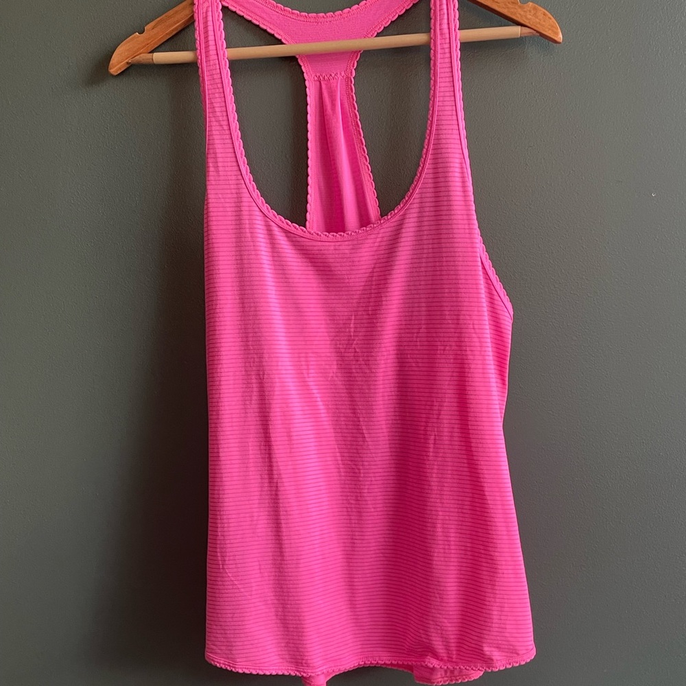 Lululemon Pink Racer Back work out top